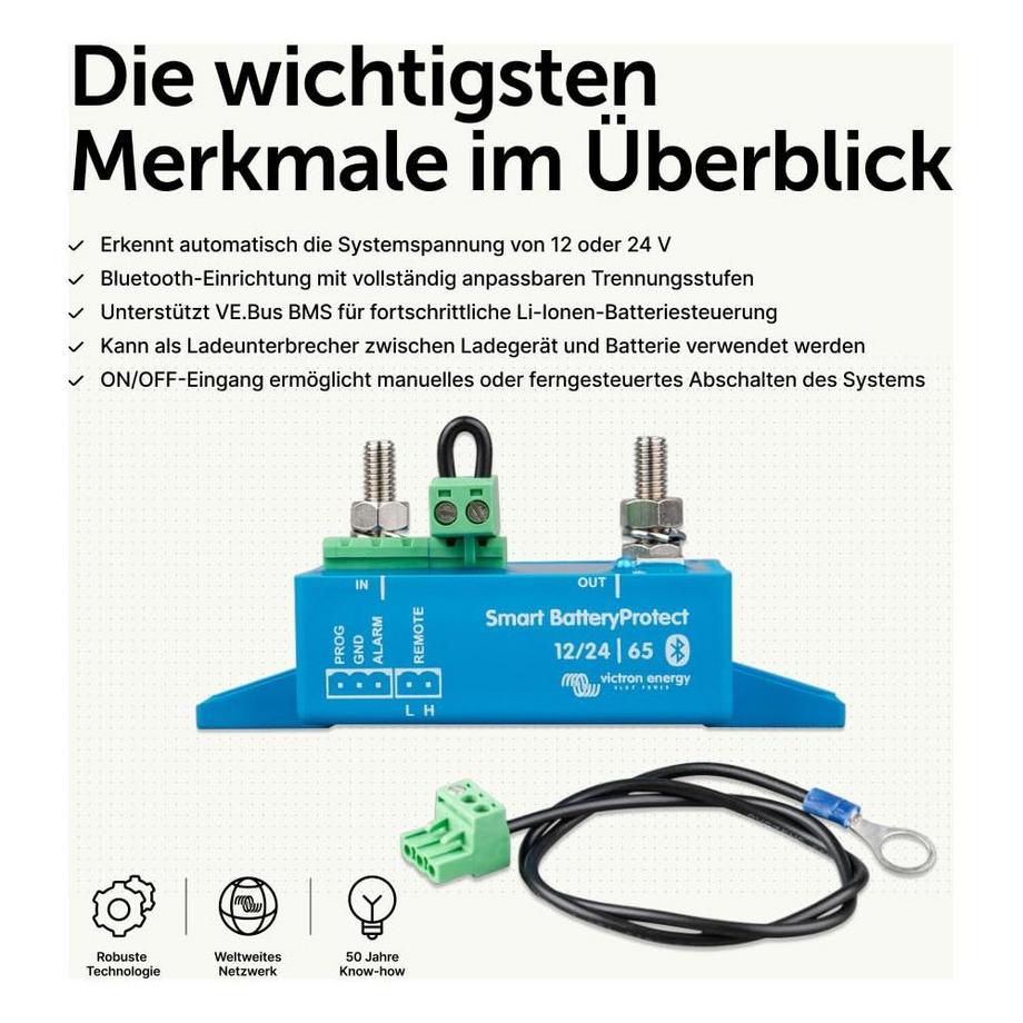 Victron Energy  Batterieschutz Smart Battery 12/24V 65A 