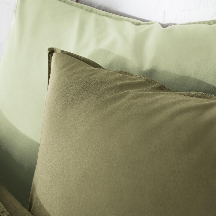 La Redoute Intérieurs Scenario Housse de couette unie en coton lavé  