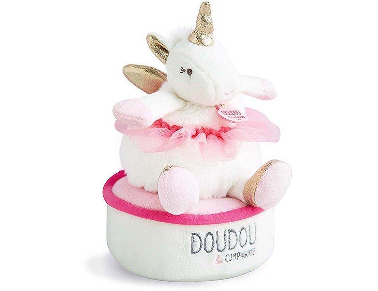 DouDou et compagnie  Musikspieldose Einhorn (17cm) 