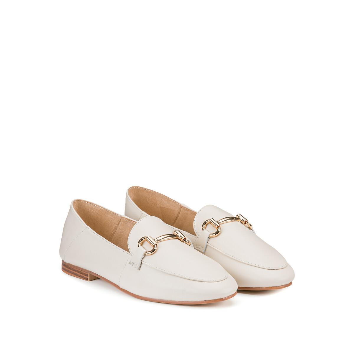 La Redoute Collections  Mocassins loafers en cuir avec morsetti 