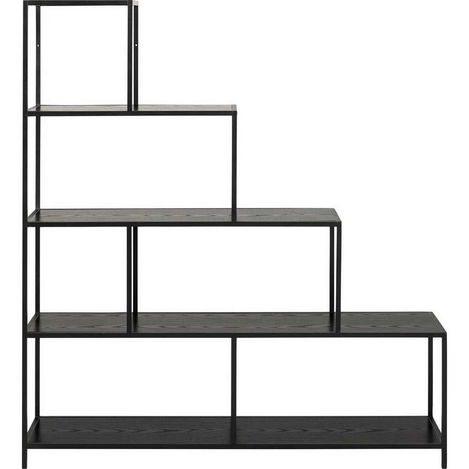 mutoni Scaffale Multiplo Bronx in metallo nero  