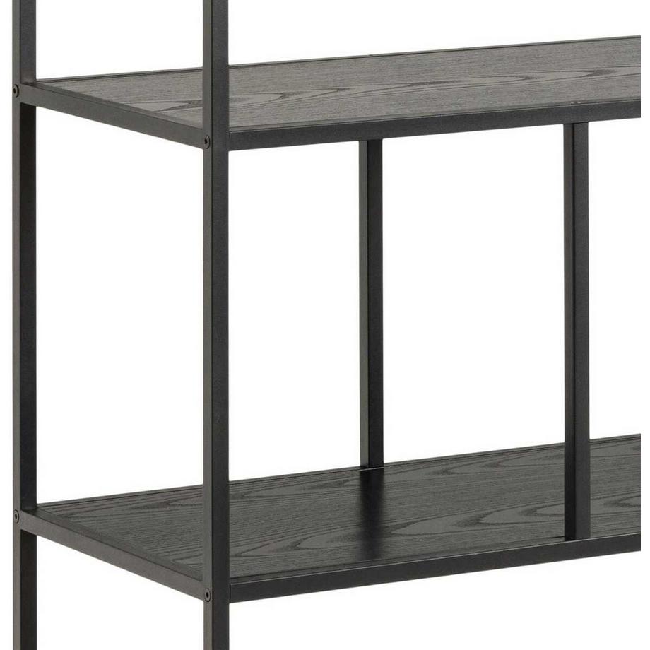 mutoni Scaffale Multiplo Bronx in metallo nero  