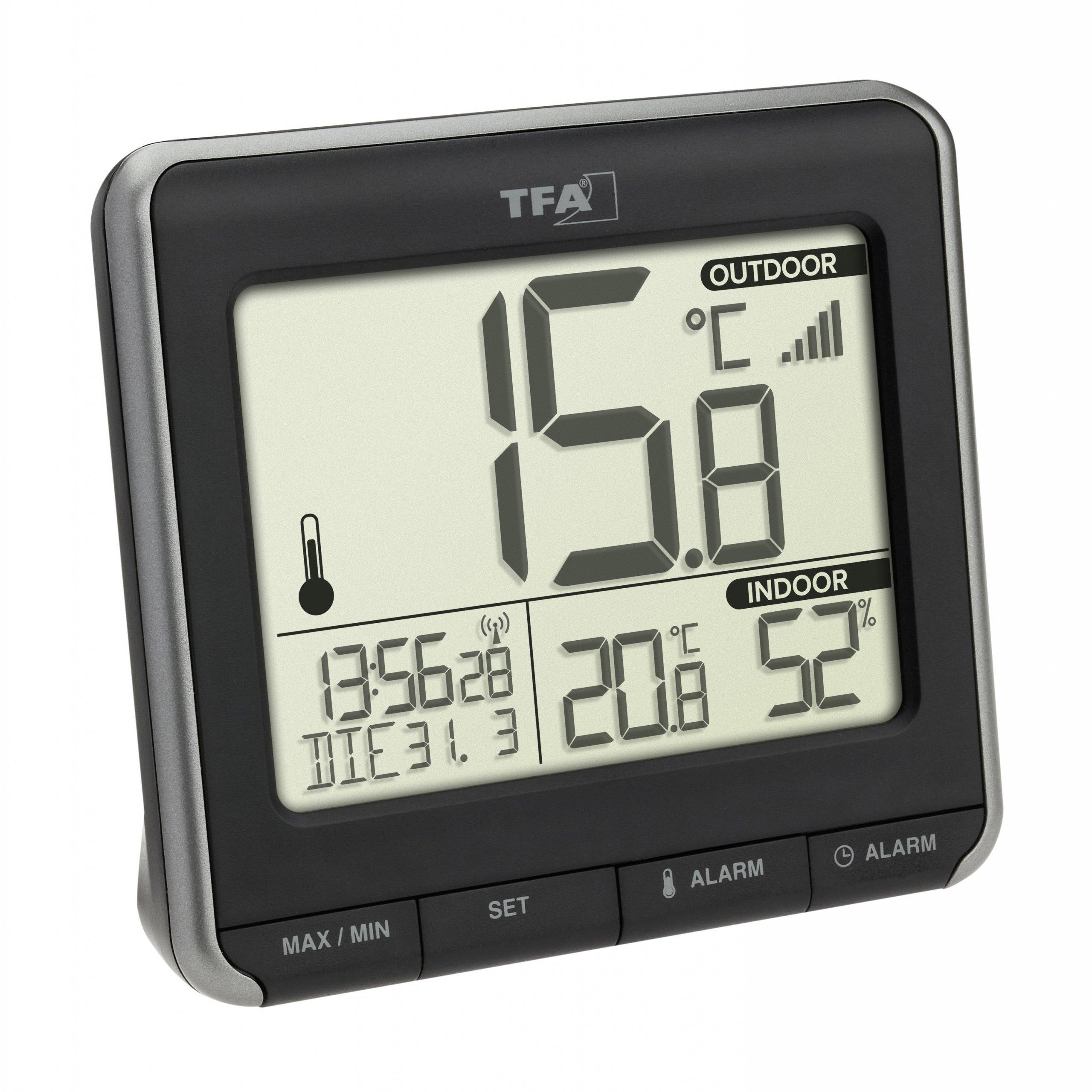 TFA Dostmann TFA-Dostmann Prio Interno/esterno Temperature & humidity sensor Libera installazione Wireless  
