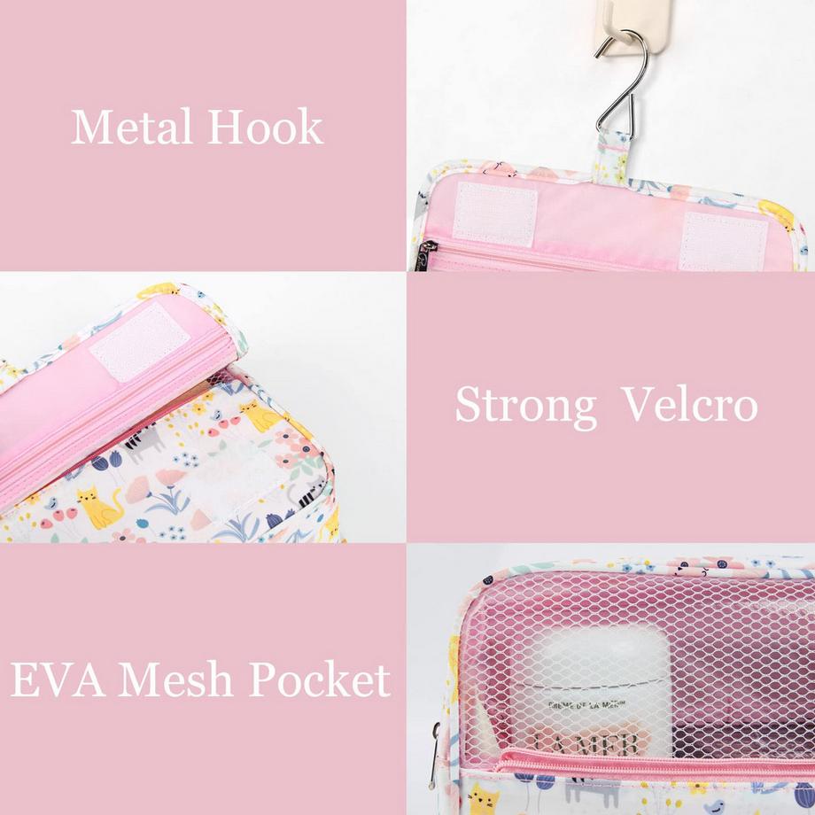 Only-bags.store Trousse de toilette suspendue, trousse de toilette de voyage, trousse de toilette étanche, organisateur pour valises et bagages à main Trousse de toilette suspendue, trousse de toilette de voyage, trousse de toilette étanche, organisateur pour valises et bagages à main 
