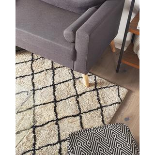 Beliani Tapis en Polyester Moderne MIDYAT  