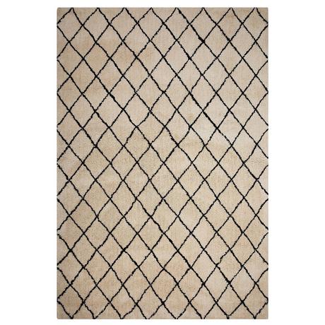 Beliani Tapis en Polyester Moderne MIDYAT  