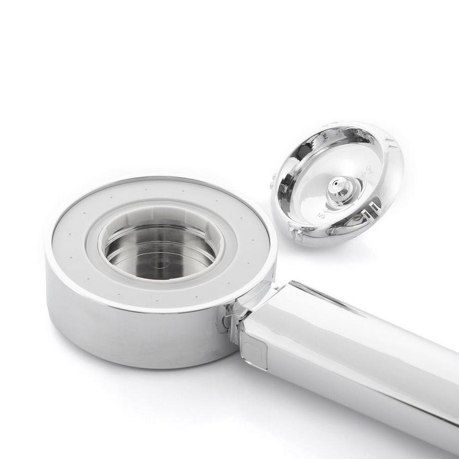 InnovaGoods Duschkopf mit Spender – 2 verschiedene Strahlungsbilder  