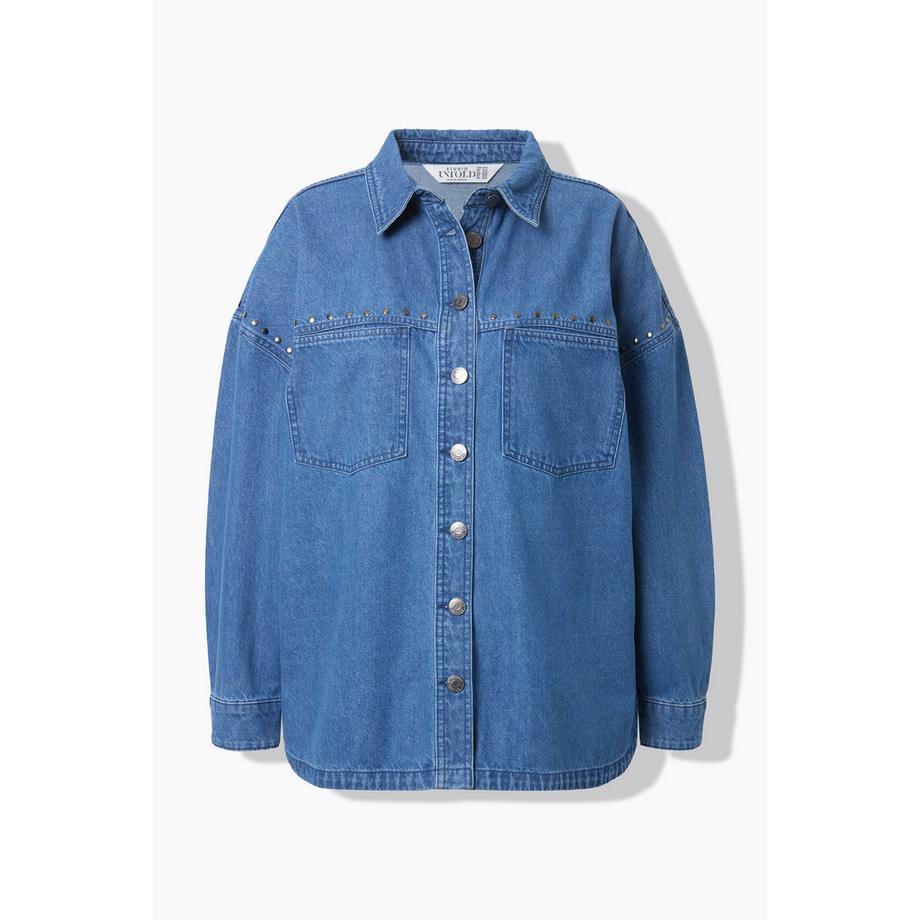Studio Untold Chemise en jean oversize Rivets fantaisie  