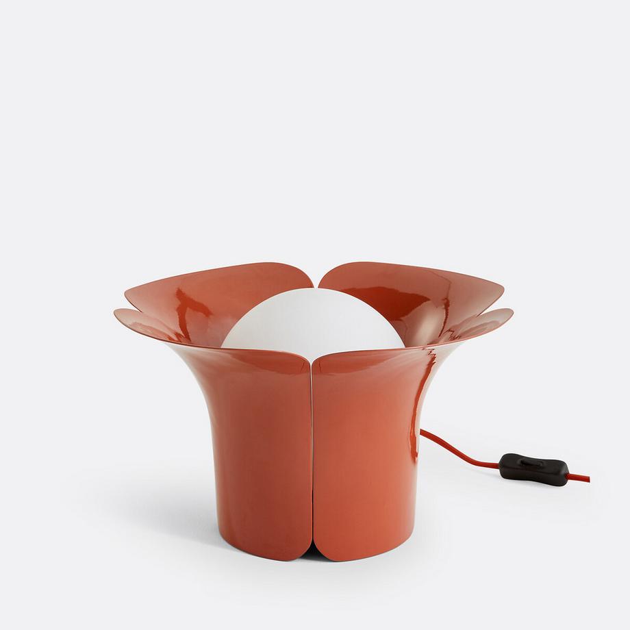 Tischlampe Tessen in Tulpenform