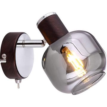 Projecteur Pallo en métal, couleur bronze 1xE14