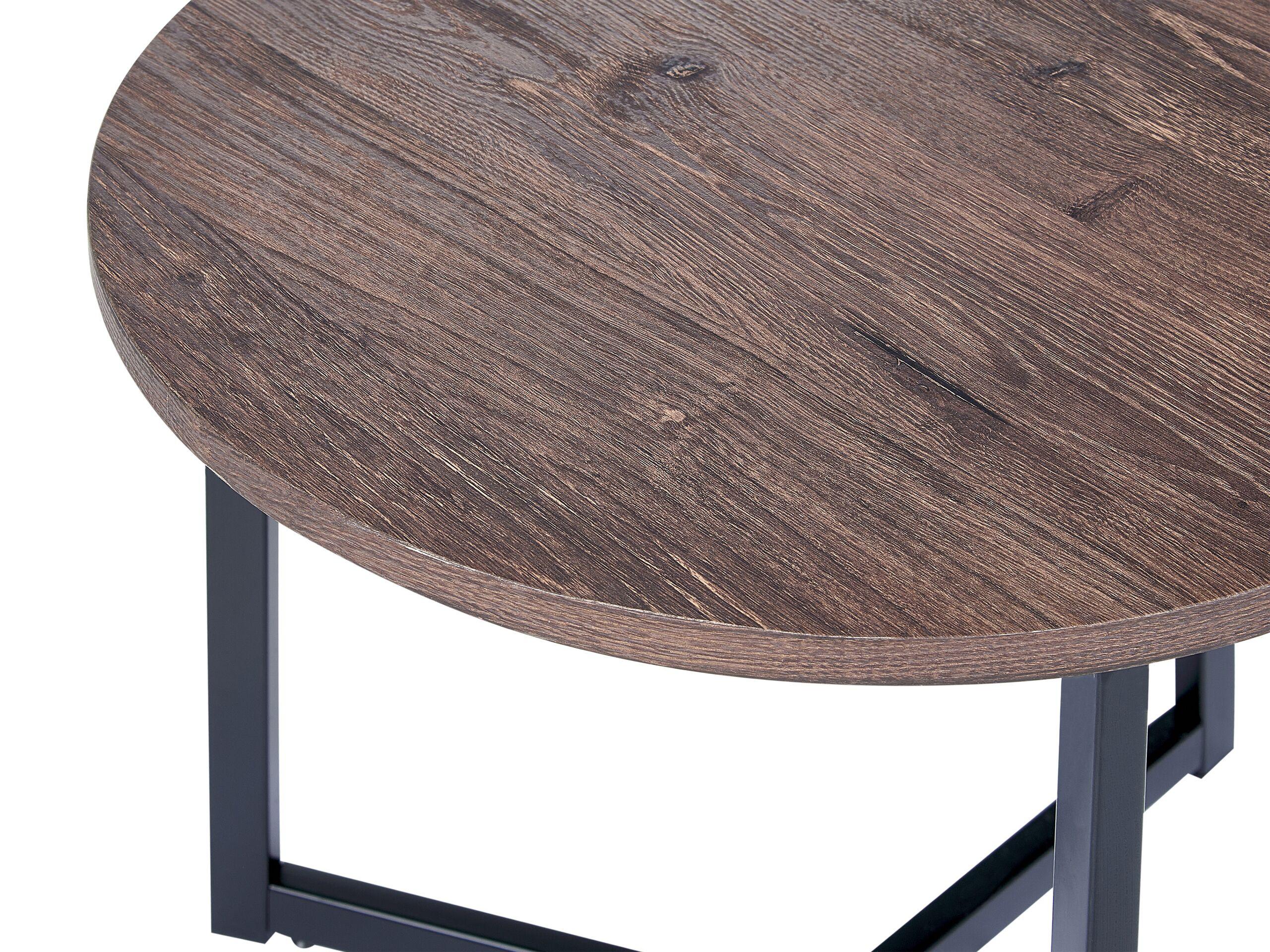 Beliani Table d'appoint en MDF Industriel TIPPO  