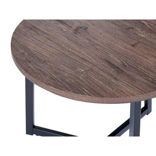 Beliani Table d'appoint en MDF Industriel TIPPO  