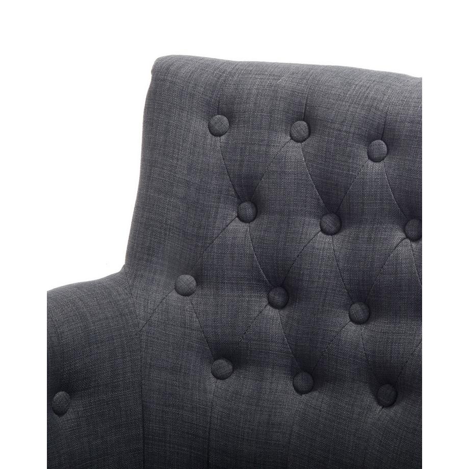 Beliani Fauteuil en Tissu Rétro ALESUND  