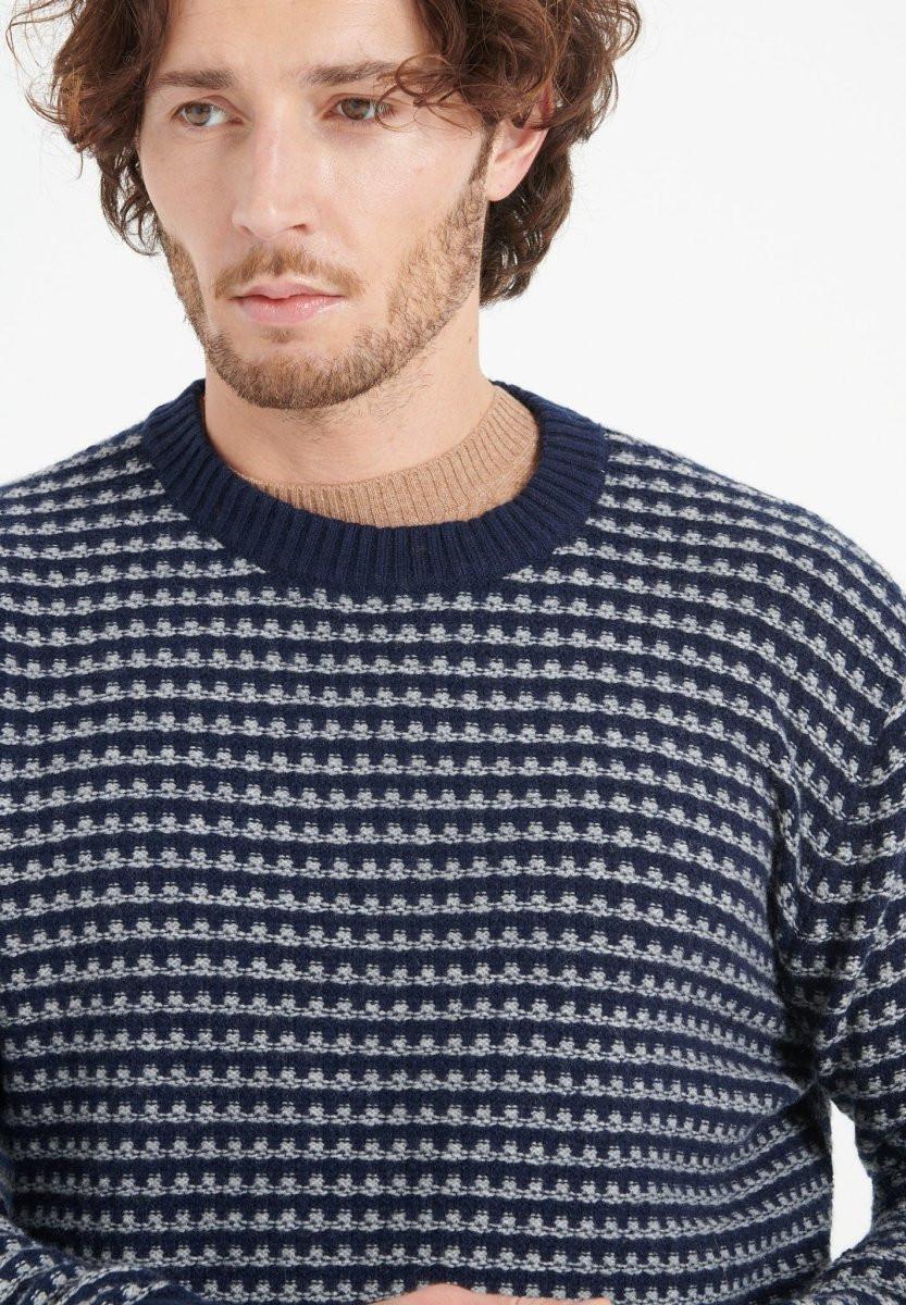 Studio Cashmere8  ZACH 3 Pull col rond 4 fils - 100% cachemire 