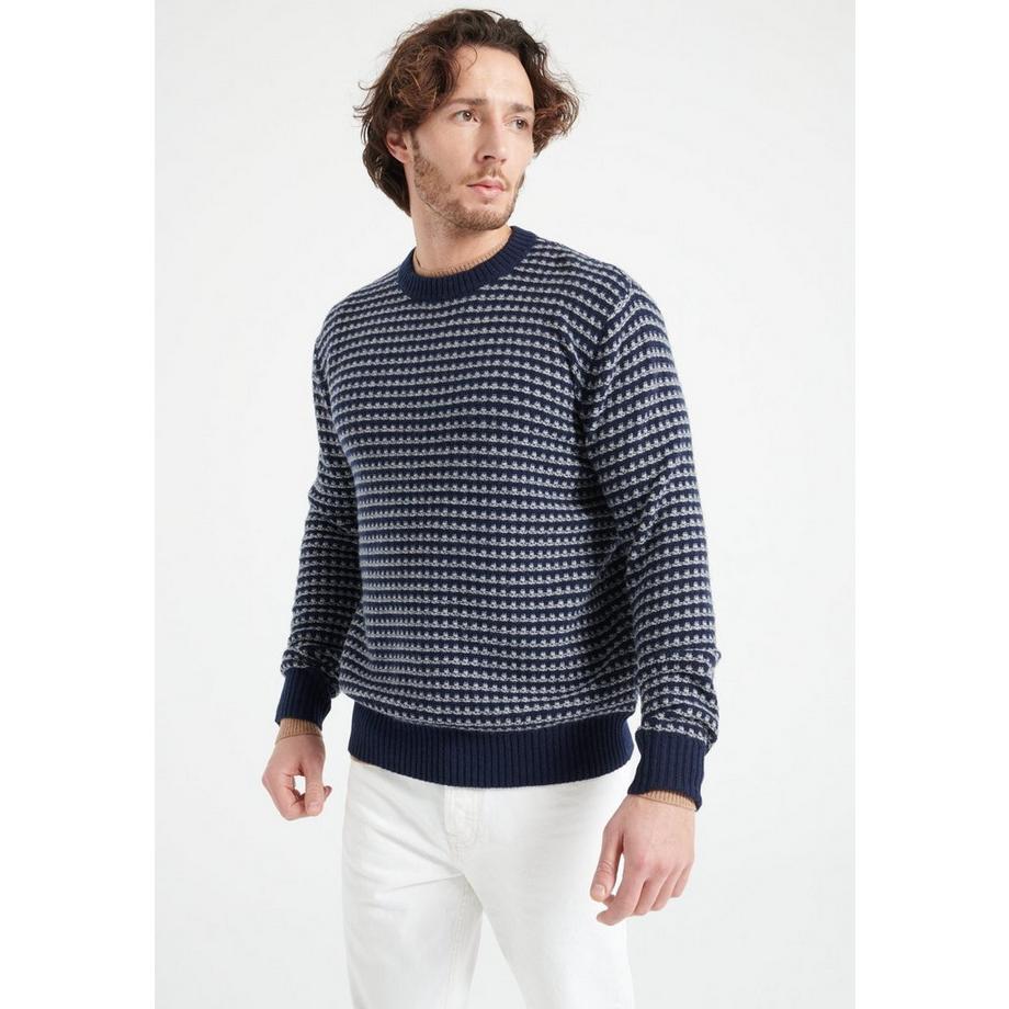 Studio Cashmere8 ZACH 3 Pull col rond 4 fils  