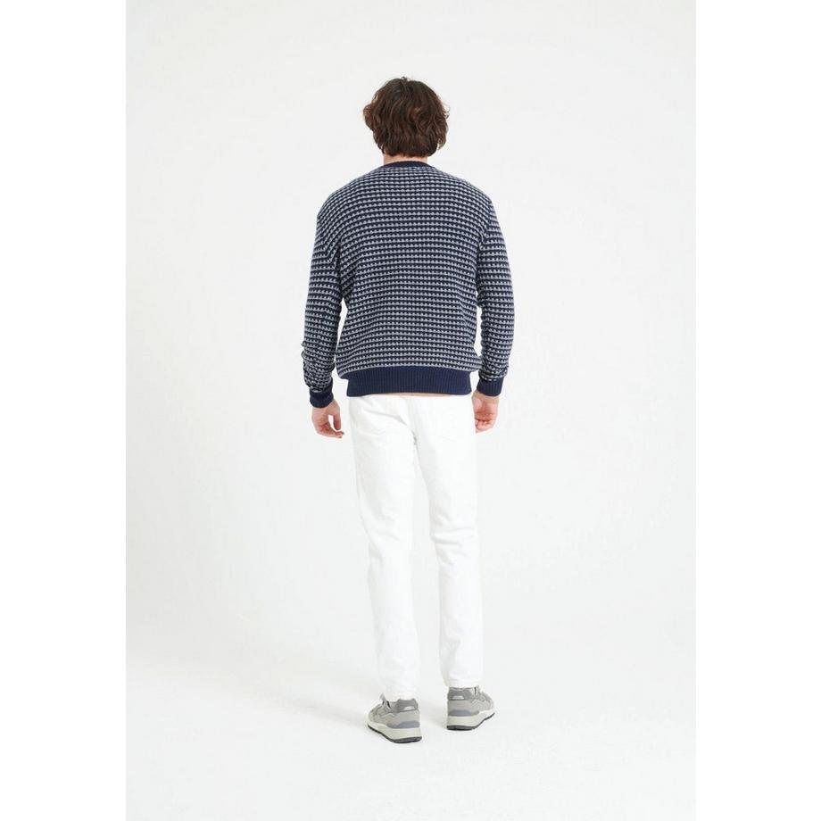 Studio Cashmere8 ZACH 3 Pull col rond 4 fils  