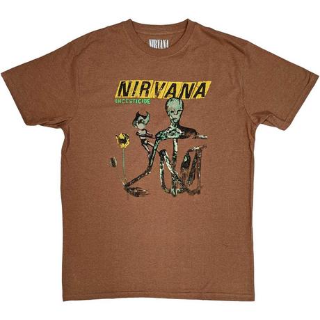 Nirvana Incesticide Grafik Print T-Shirt  