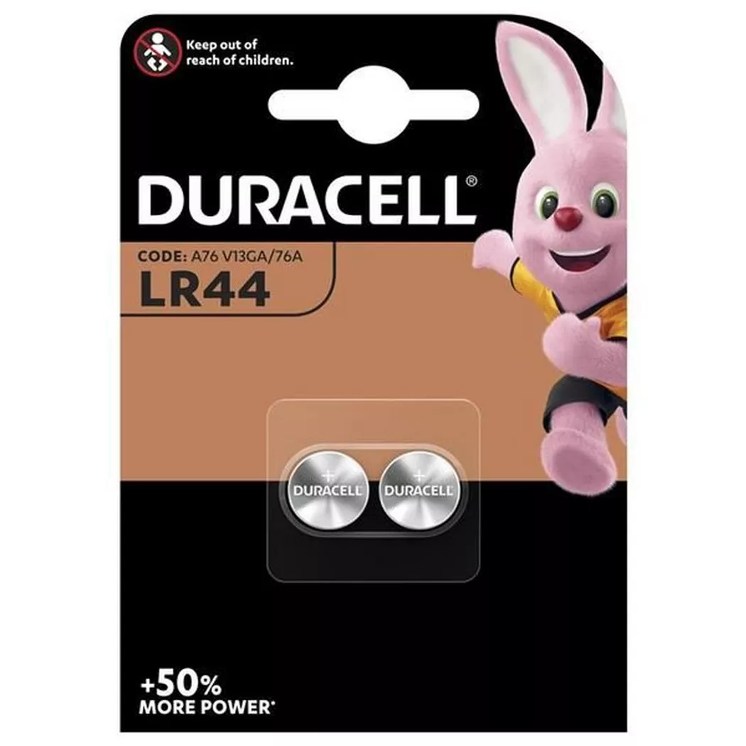 Duracell -  Knopfbatterie Specialty 76A LR44, 1.5V 2 Stück, One Size