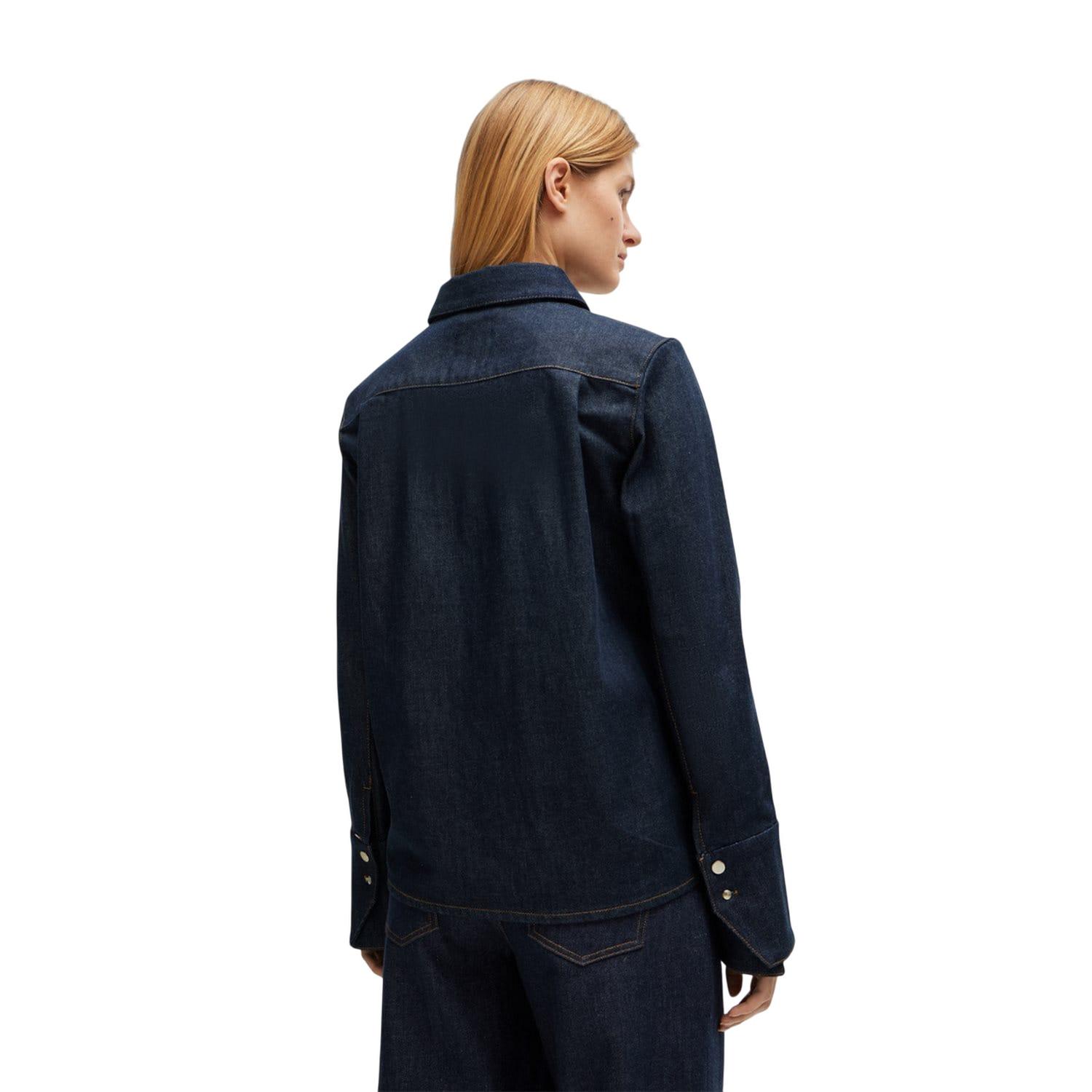 BOSS Denim Hemd Slim Fit  