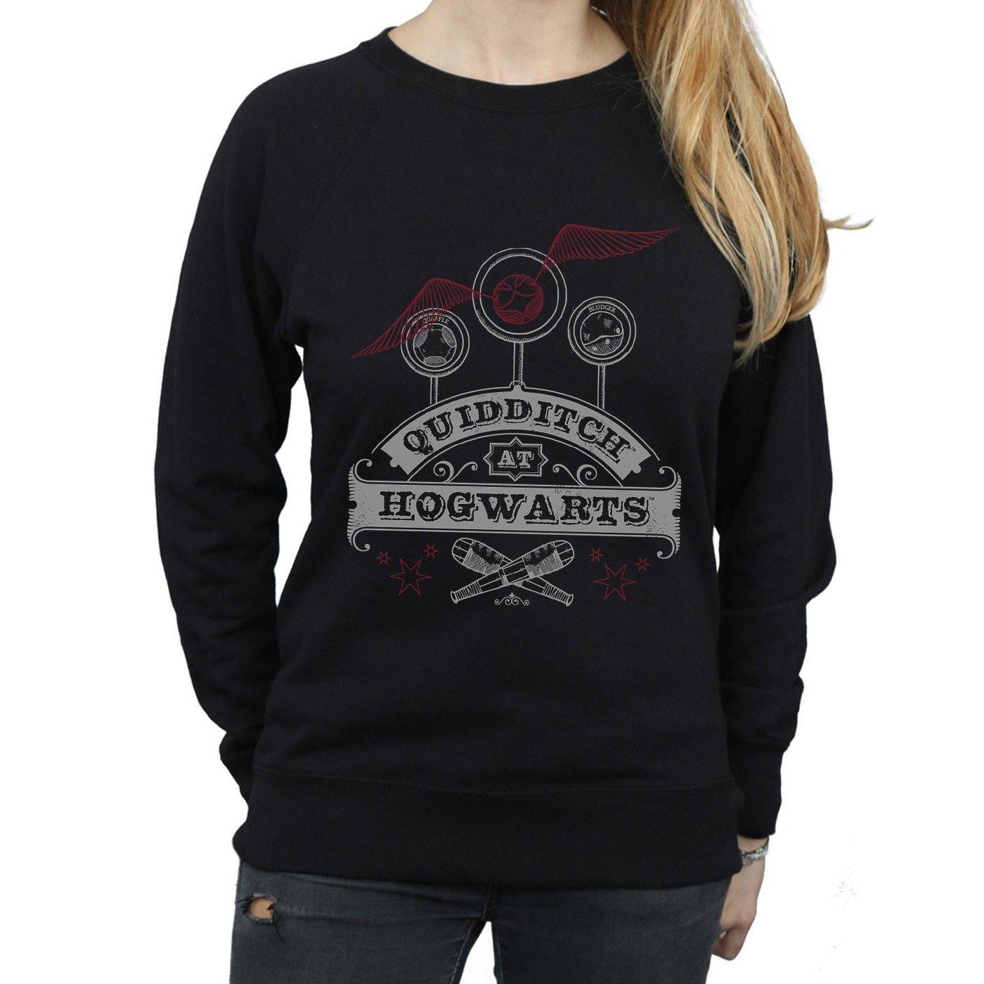 HARRY-POTTER  Quidditch At Hogwarts Sweatshirt 