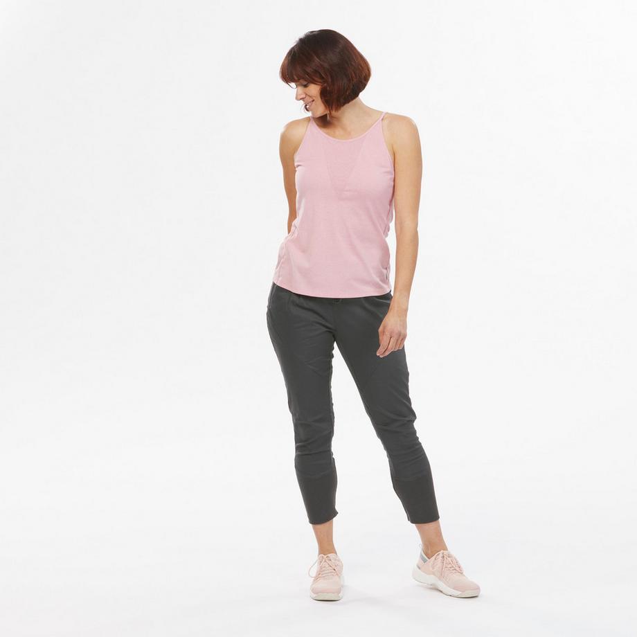 QUECHUA  Canotta donna trekking cotone 