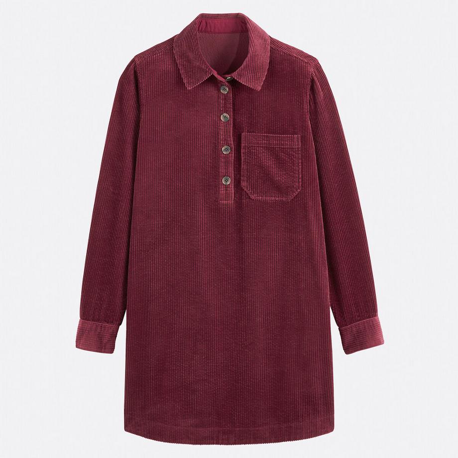 La Redoute Collections Signature Albane Robe Courte Velours Côtelé  