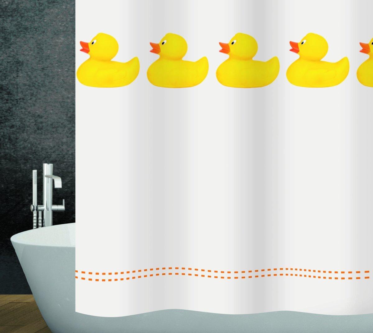 diaqua Rideau de douche textile Duckie  