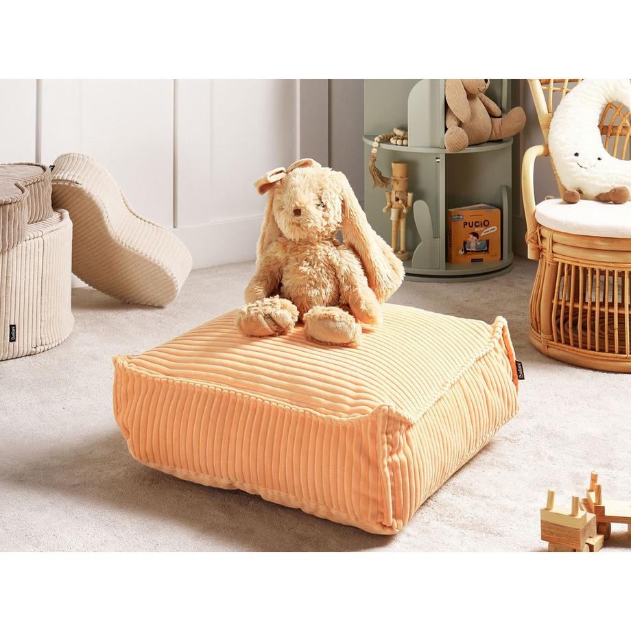 Beliani Pouf en Velours Boho ALLOZAI  