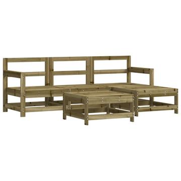 set mobili da giardino Legno di pino impregnato