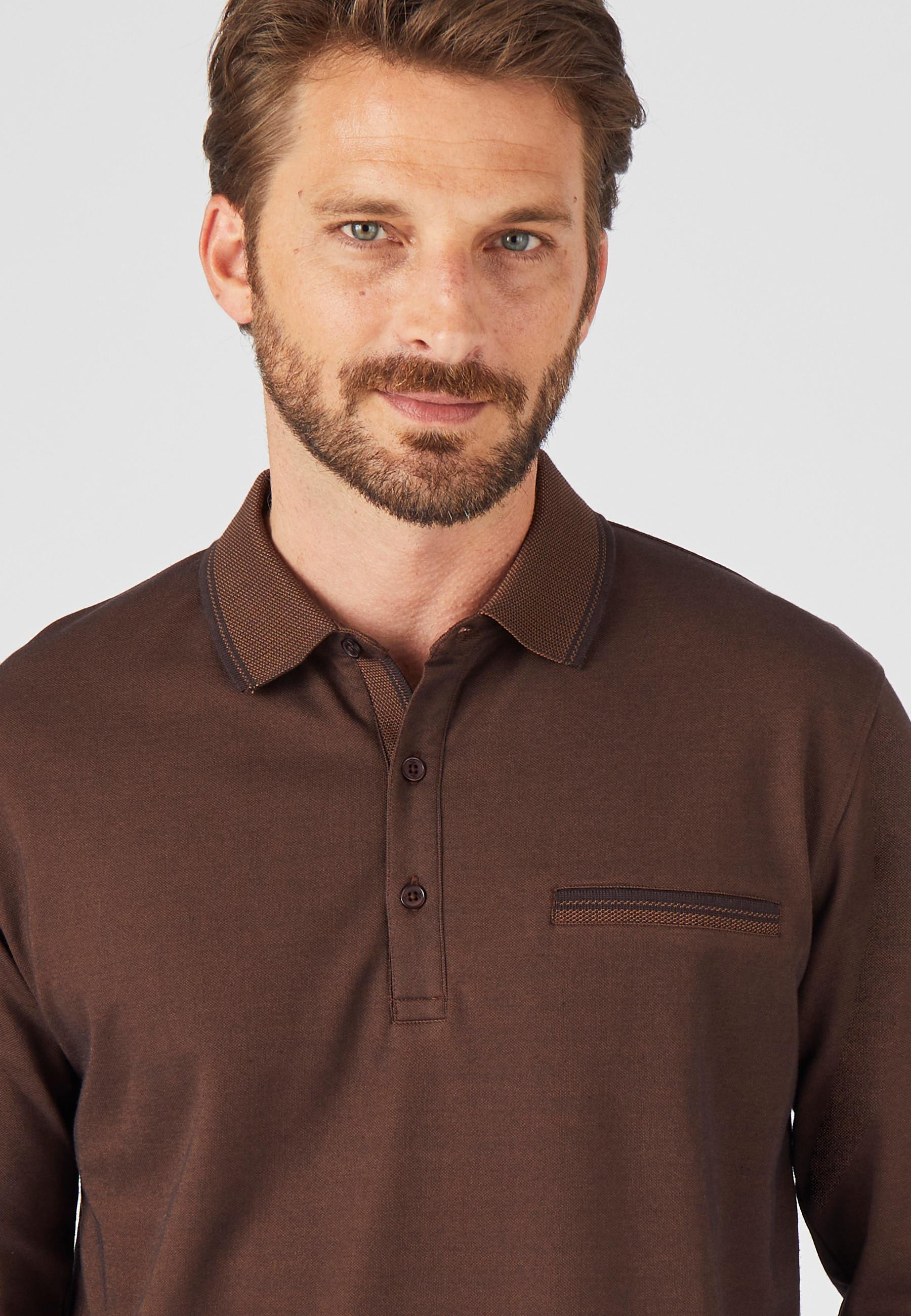 Damart  Polo-Shirt mit langen Ärmeln Jersey 