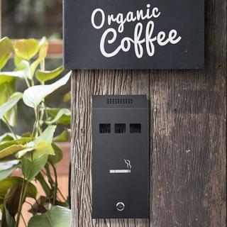 Northio Cendrier mural noir  