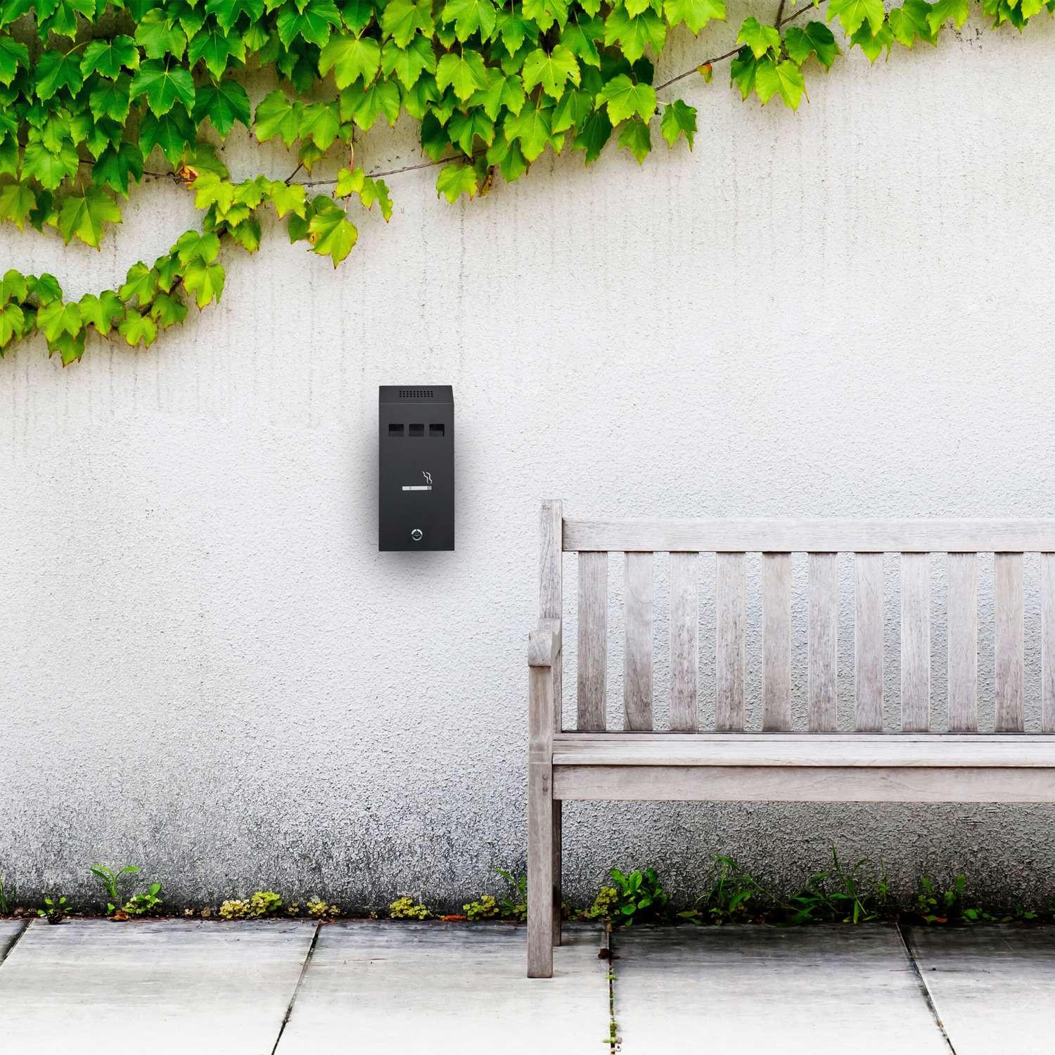 Northio Cendrier mural noir  