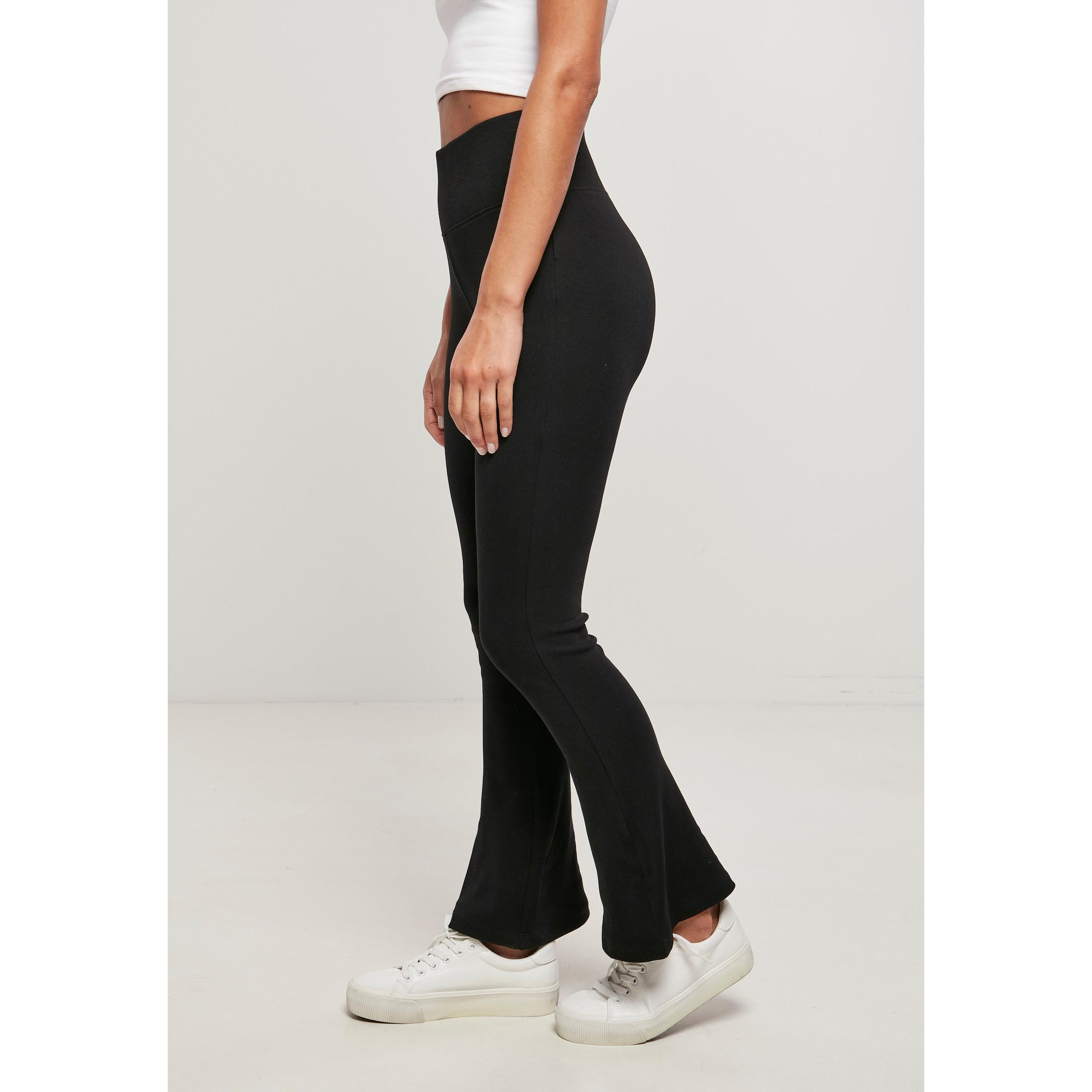 URBAN CLASSICS  legging da organic interlock bootcut 