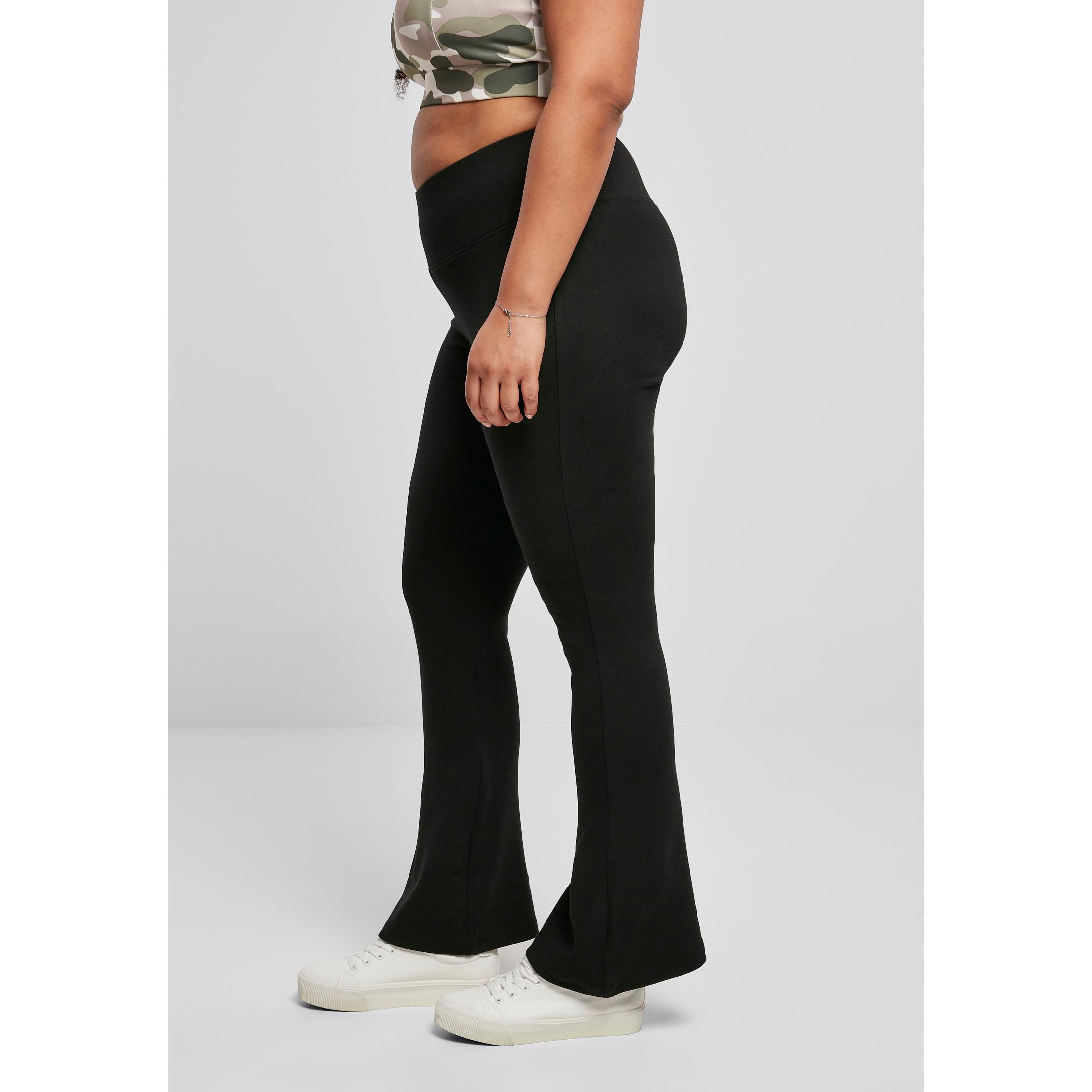 URBAN CLASSICS  legging da organic interlock bootcut 