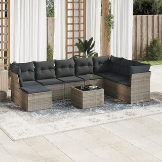 VidaXL Garten sofagarnitur poly-rattan  