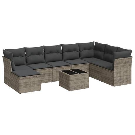 VidaXL Garten sofagarnitur poly-rattan  