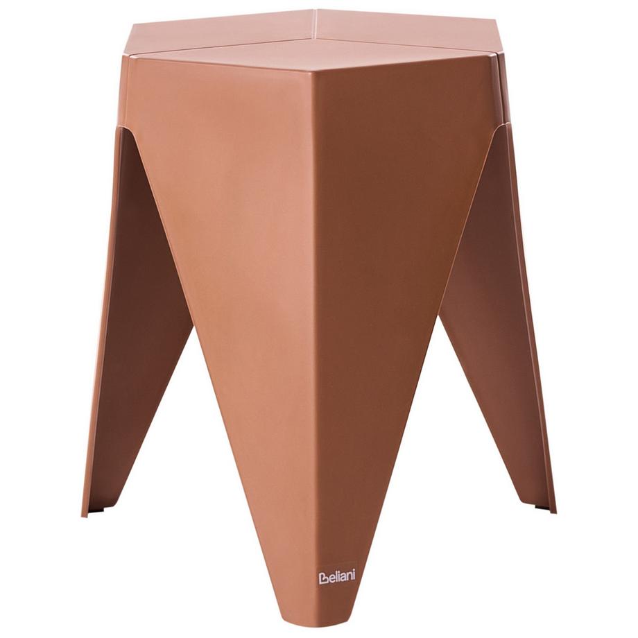 Beliani Gartenhocker 4er Set aus Kunststoff Modern KARAVOS  
