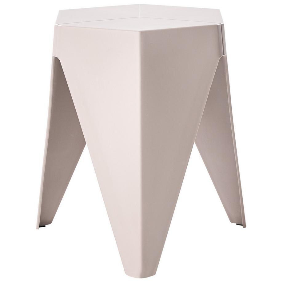Beliani Gartenhocker 4er Set aus Kunststoff Modern KARAVOS  