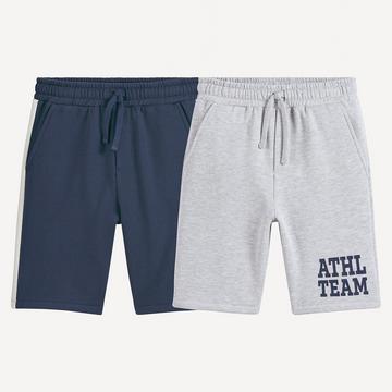 2er-Pack Shorts aus Sweatware