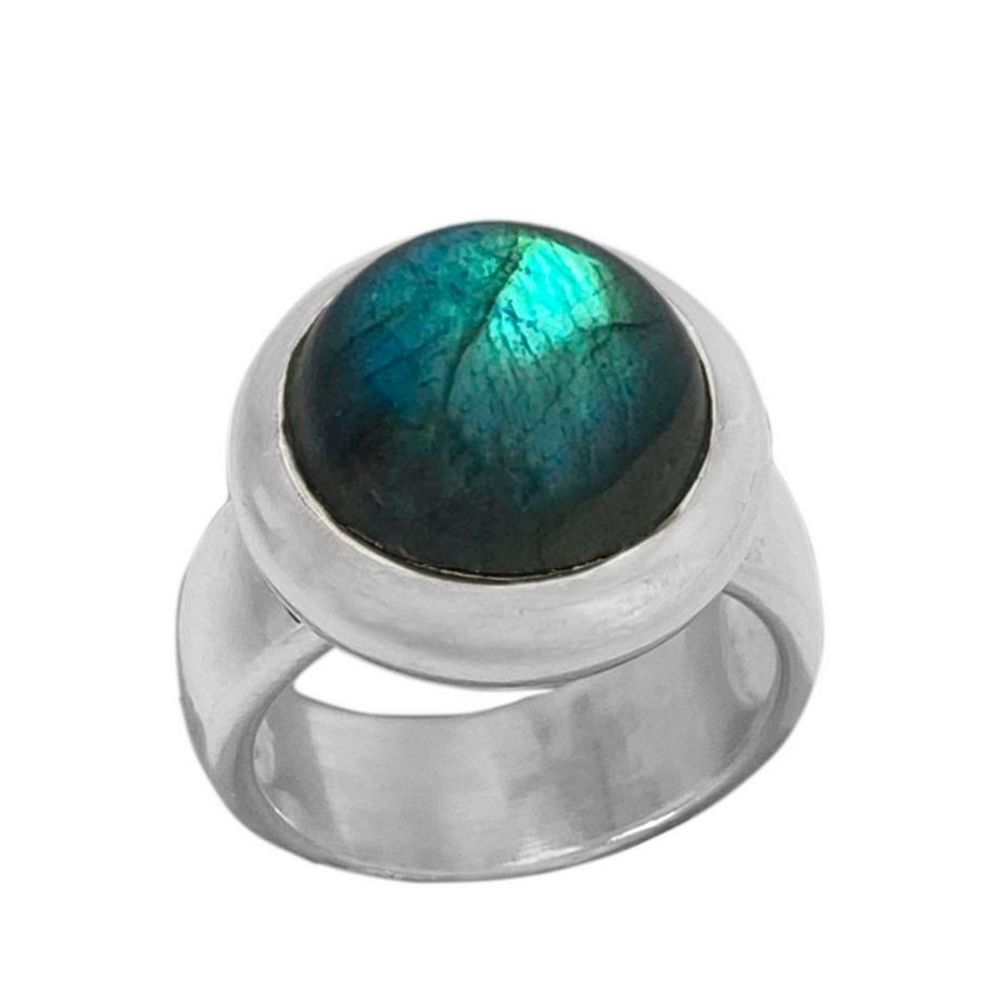 Steinkult  Bague en argent sterling "Labradorite" 