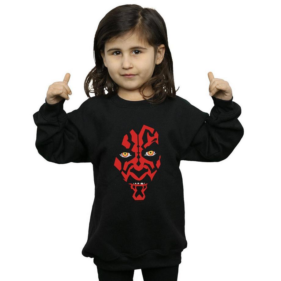 STAR WARS  Sweat motif visage de Dark Maul 