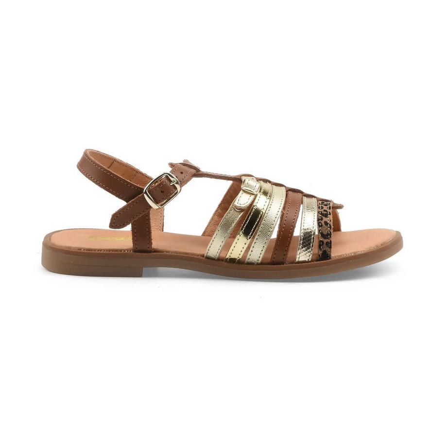 Gbb Bangkok+ Riemen-Sandale mit Metallic- und Leopardenmuster-Akzenten  