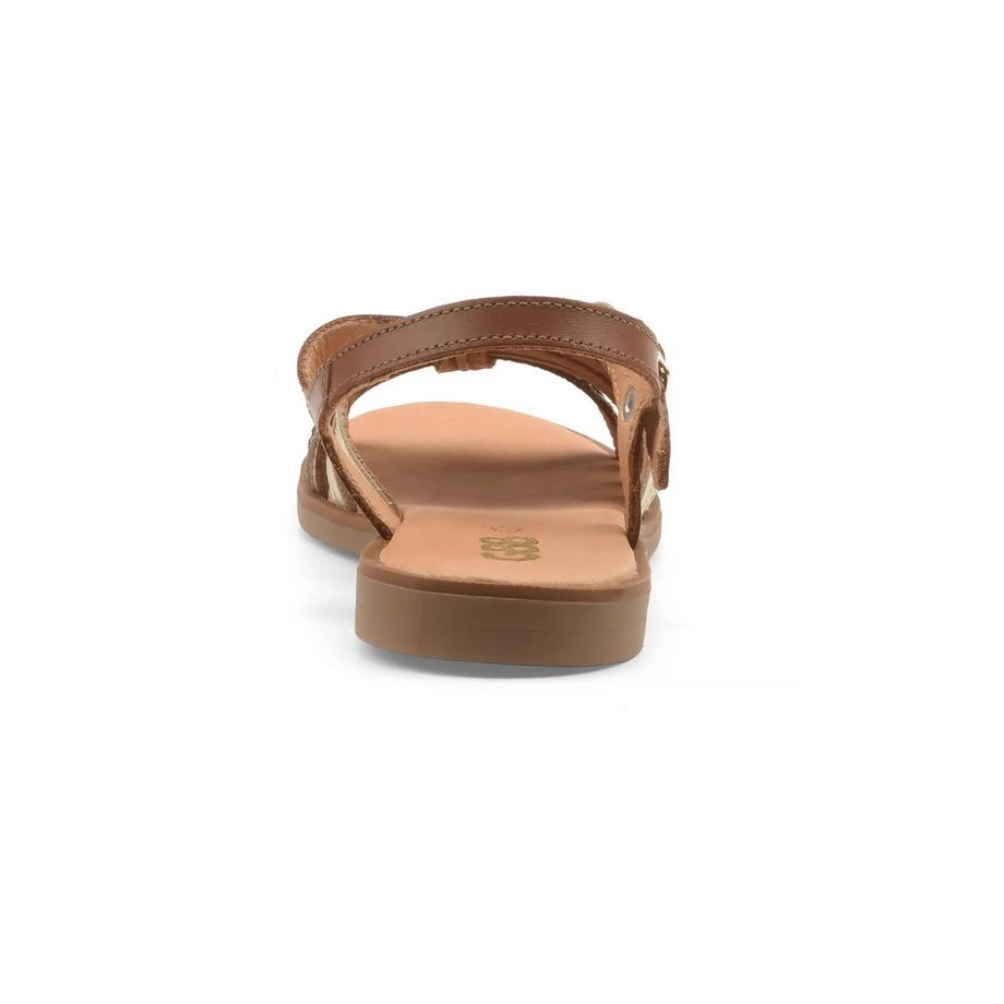 Gbb Bangkok+ Riemen-Sandale mit Metallic- und Leopardenmuster-Akzenten  