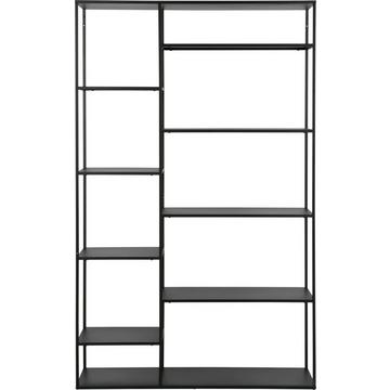 Mensola June in metallo nero 120x195