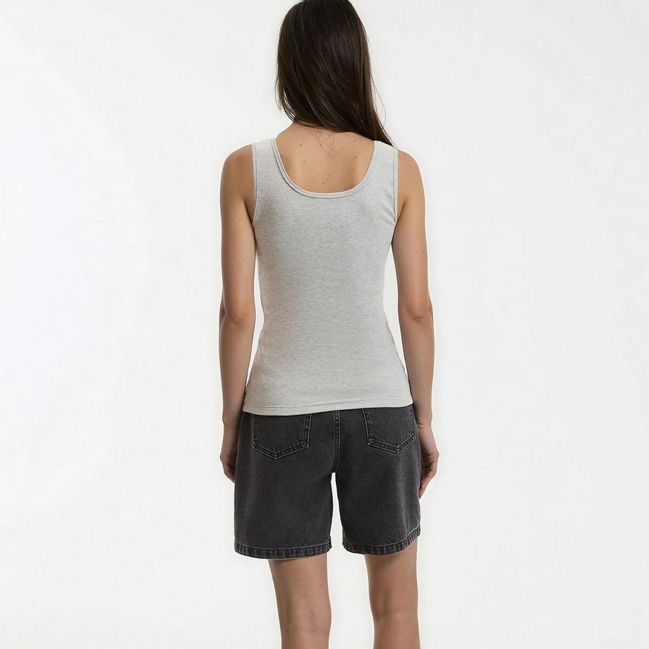 La Redoute Collections Tanktop Tunesischer Kragen Breite Träger  