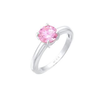 Elli  Bague Solitaire Avec Cristal De Zirconium 