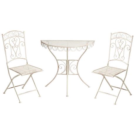 Beliani Set bistrot en Ferro Retrò JUINA  