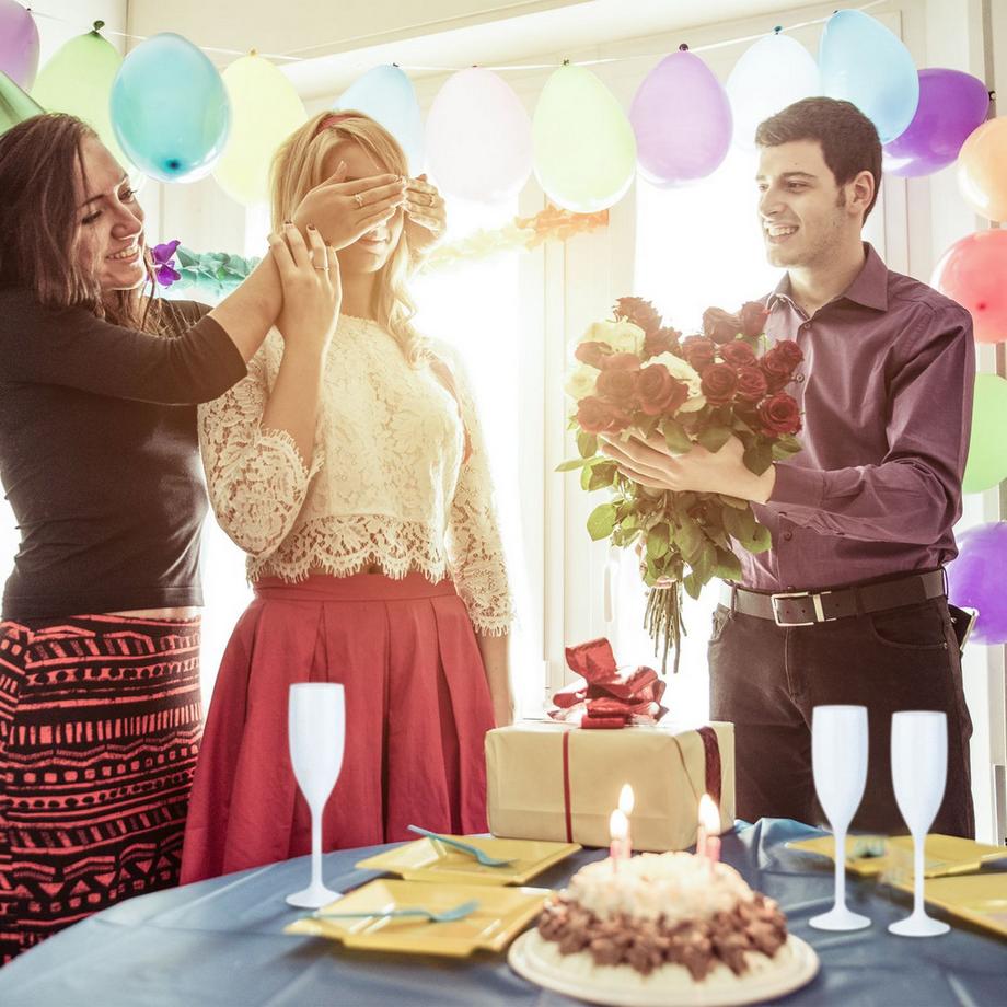 B2X Champagnergläser aus Kunststoff - 12er-Set  