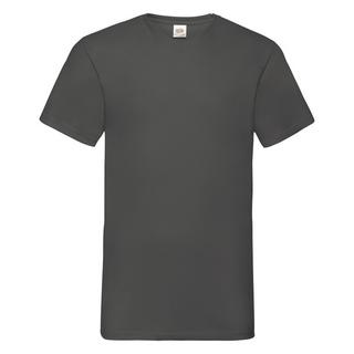 Fruit of the Loom  Valueweight Tshirt Männer mit VAusschnitt, kurzärmlig 