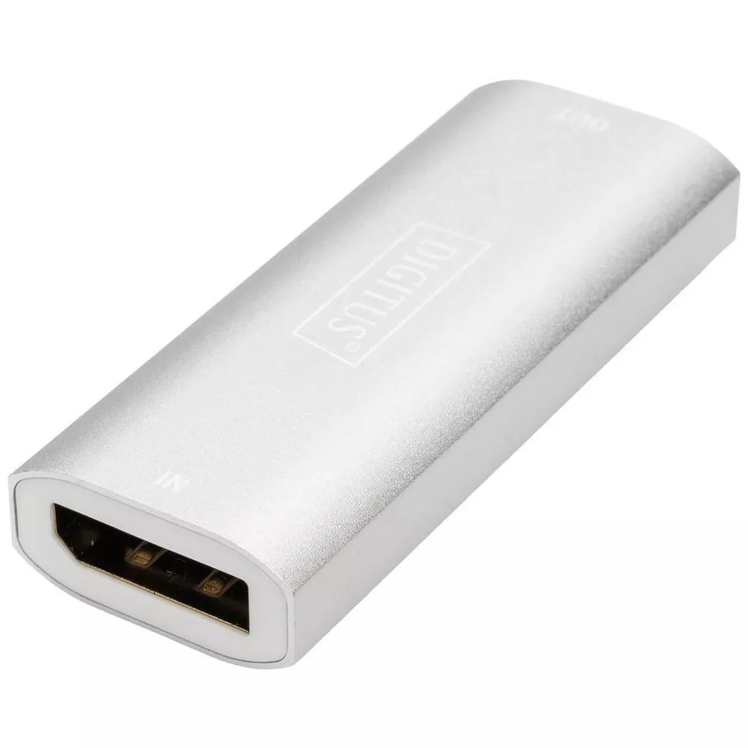DIGITUS 8K DisplayPort Repeater, silber